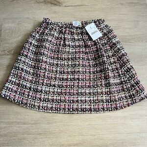 Girl’s J.Crew Crew Cuts Multicolor Tweed Skirt Lined Size 6/7 NWT